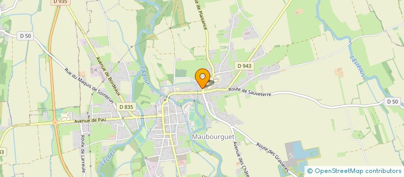 localisation de l'entreprise MONSIEUR SEBASTIEN DUCURON  MAUBOURGUET