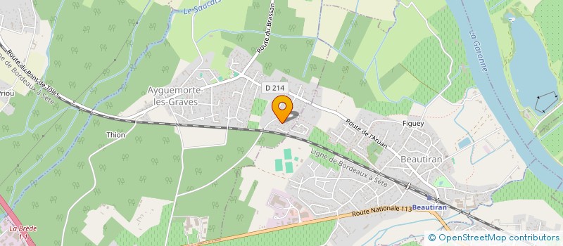 localisation de l'entreprise MONSIEUR SEBASTIEN DUDEZERT  AYGUEMORTE-LES-GRAVES