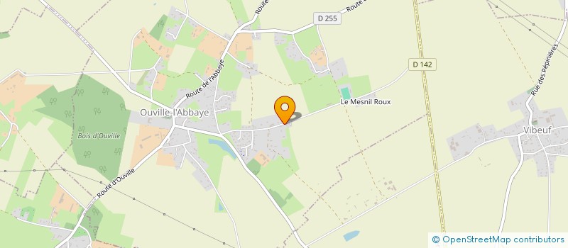 localisation de l'entreprise MONSIEUR SEBASTIEN DUFILS  OUVILLE-L'ABBAYE