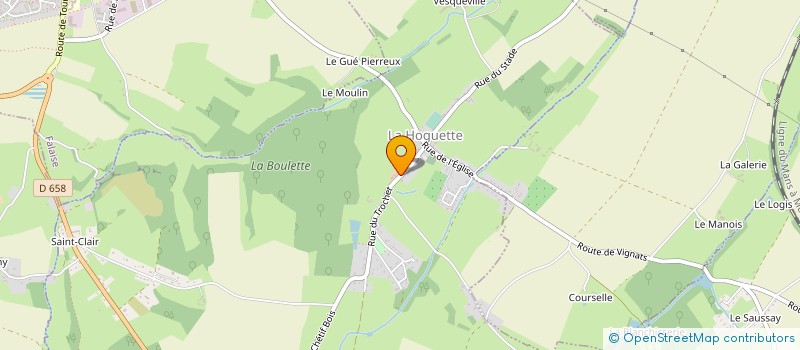 localisation de l'entreprise MONSIEUR SEBASTIEN DUFRANCATEL  LA HOGUETTE