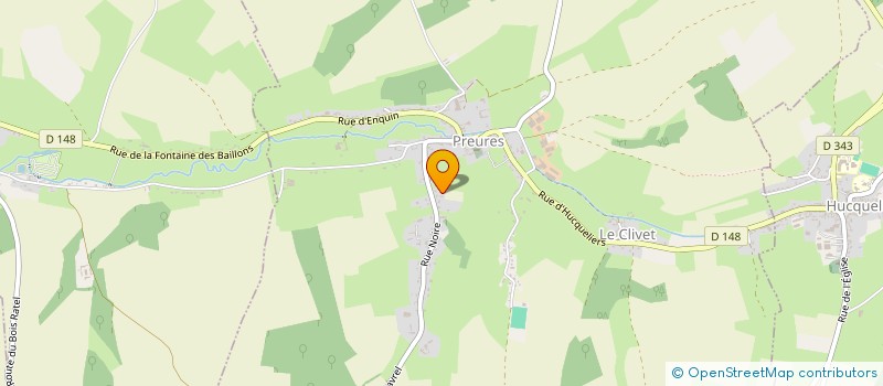 localisation de l'entreprise MONSIEUR SEBASTIEN DUFRENNE  PREURES