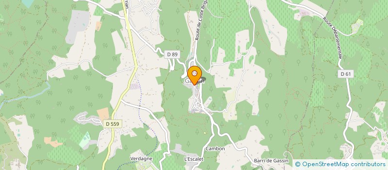 localisation de l'entreprise MONSIEUR SEBASTIEN DUFROY  GASSIN