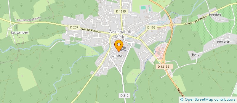 localisation de l'entreprise MONSIEUR SEBASTIEN DUHALDE  CUSSAC-FORT-MEDOC