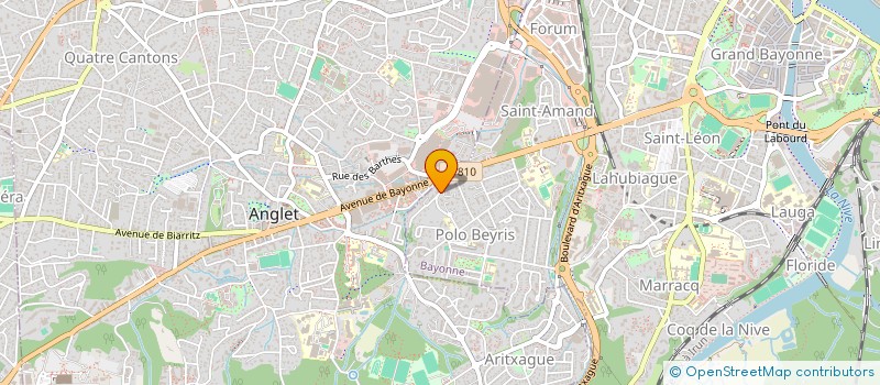 localisation de l'entreprise MONSIEUR SEBASTIEN DULUC  BAYONNE