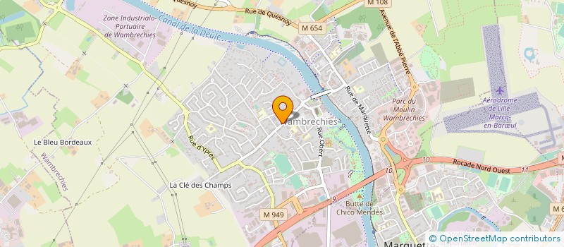 localisation de l'entreprise MONSIEUR SEBASTIEN DUMONT à WAMBRECHIES