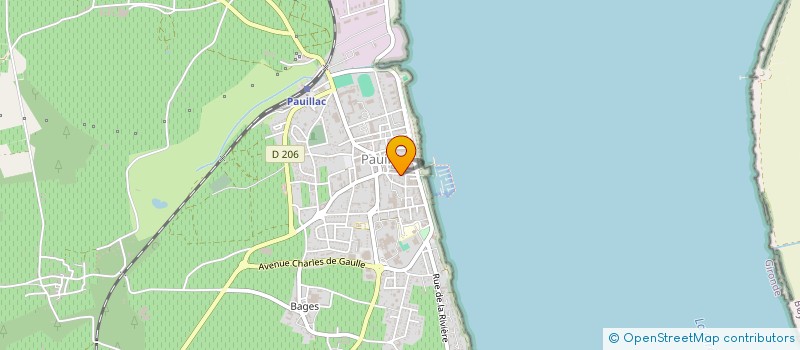 localisation de l'entreprise MONSIEUR SEBASTIEN DUMONT  PAUILLAC
