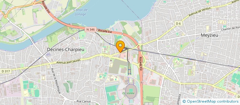 localisation de l'entreprise MONSIEUR SEBASTIEN DUMOUX  DECINES-CHARPIEU