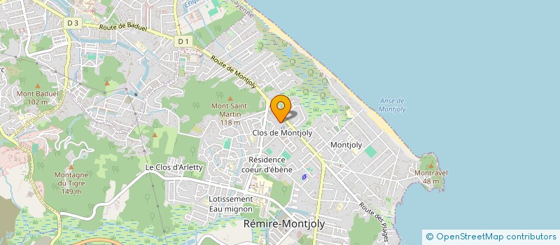 localisation de l'entreprise MONSIEUR SEBASTIEN DUNOT  REMIRE-MONTJOLY