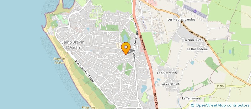 localisation de l'entreprise MONSIEUR SEBASTIEN DUPIN à SAINT-BREVIN-LES-PINS