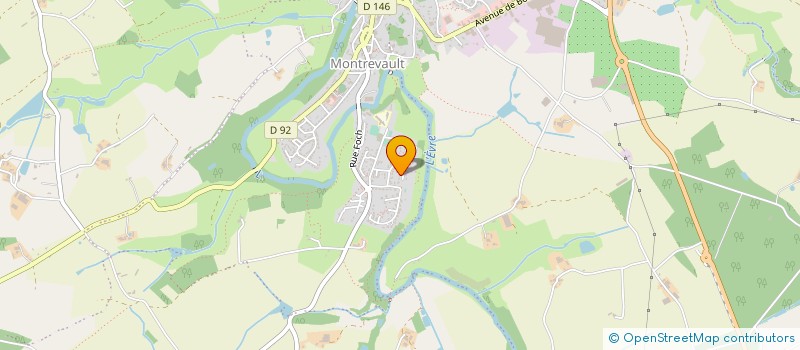 localisation de l'entreprise MONSIEUR SEBASTIEN DUPONT à MONTREVAULT-SUR-EVRE