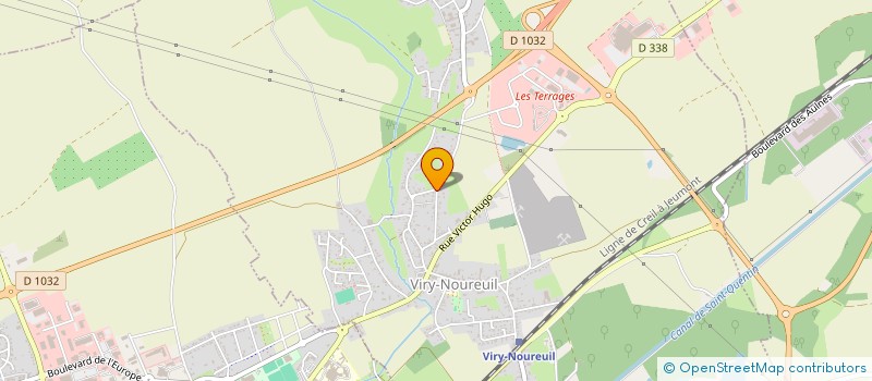 localisation de l'entreprise MONSIEUR SEBASTIEN DUPONT à CHAUNY