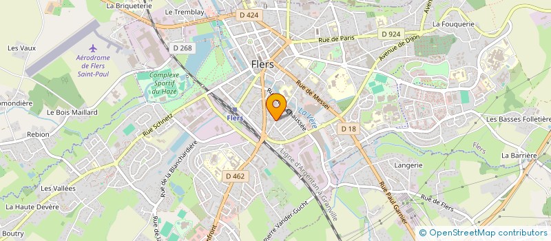 localisation de l'entreprise MONSIEUR SEBASTIEN DUPONT à FLERS