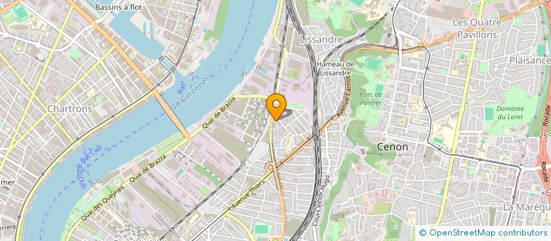 localisation de l'entreprise MONSIEUR SEBASTIEN DUPOUY  CENON