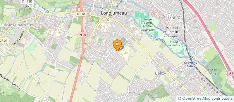 localisation de l'entreprise MONSIEUR SEBASTIEN DUPUIS à LONGJUMEAU