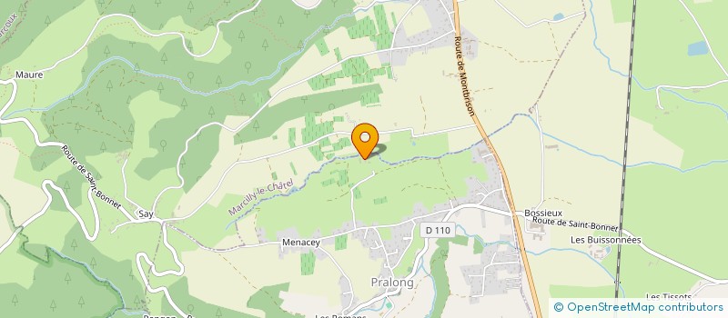 localisation de l'entreprise MONSIEUR SEBASTIEN DUPUY  PRALONG