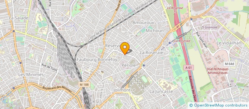 localisation de l'entreprise MONSIEUR SEBASTIEN DUQUEROIX  TOULOUSE