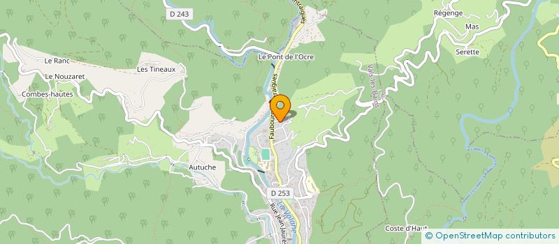 localisation de l'entreprise MONSIEUR SEBASTIEN DURAND à VALS-LES-BAINS