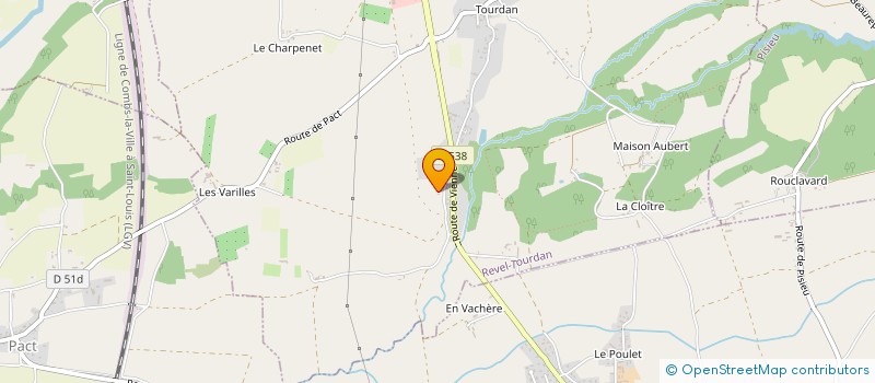 localisation de l'entreprise MONSIEUR SEBASTIEN DURAND  REVEL-TOURDAN