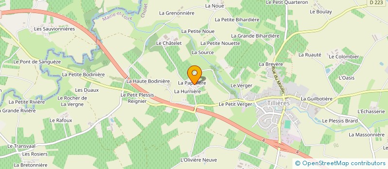 localisation de l'entreprise MONSIEUR SEBASTIEN DURAND à SEVREMOINE