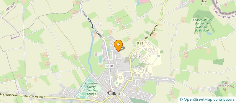 localisation de l'entreprise MONSIEUR SEBASTIEN DURAND à BAILLEUL