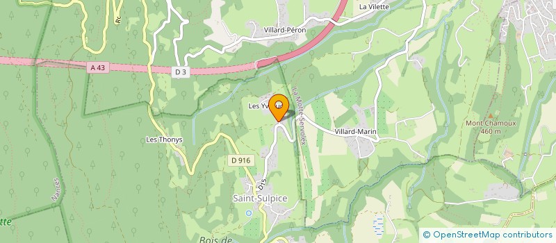 localisation de l'entreprise MONSIEUR SEBASTIEN DURAND  SAINT-SULPICE