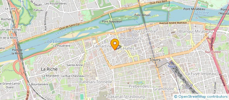 localisation de l'entreprise MONSIEUR SEBASTIEN DURAND  TOURS