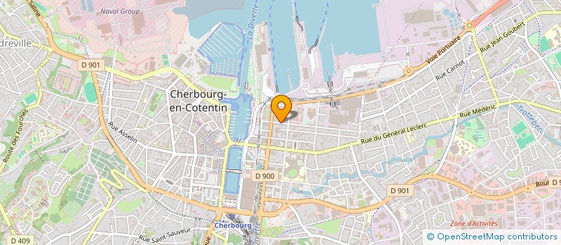 localisation de l'entreprise MONSIEUR SEBASTIEN DUREL  CHERBOURG-EN-COTENTIN