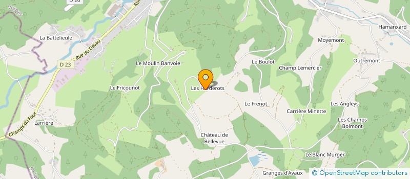 localisation de l'entreprise MONSIEUR SEBASTIEN DURUPT à LE VAL-D'AJOL