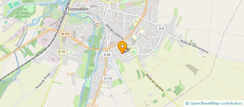 localisation de l'entreprise MONSIEUR SEBASTIEN DURY à ISSOUDUN