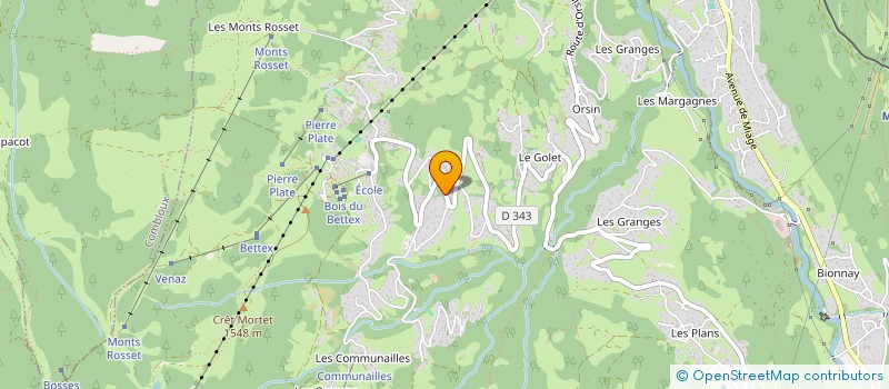 localisation de l'entreprise MONSIEUR SEBASTIEN DUSSAC  SAINT GERVAIS LES BAINS