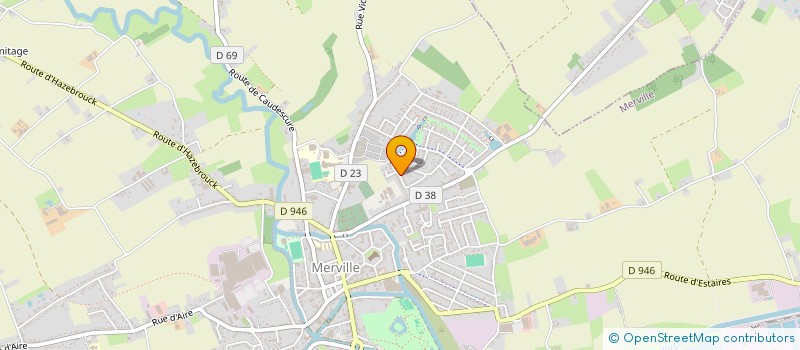 localisation de l'entreprise MONSIEUR SEBASTIEN DUSSART  MERVILLE