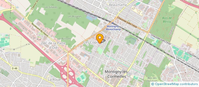 localisation de l'entreprise MONSIEUR SEBASTIEN DUSSAULE  ERAGNY