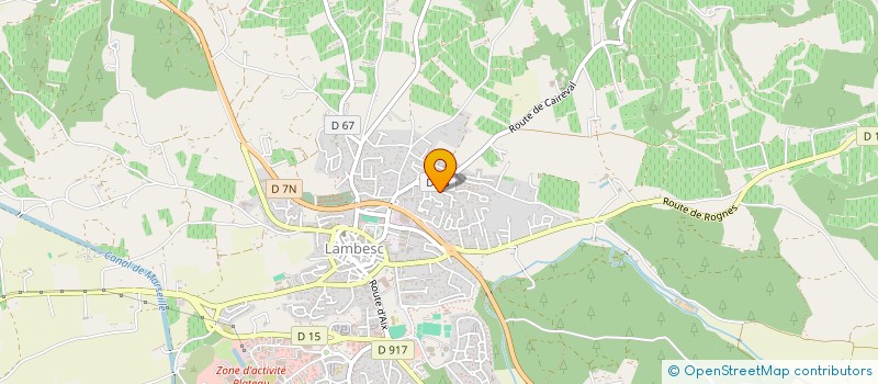 localisation de l'entreprise MONSIEUR SEBASTIEN DUSSERRE à LAMBESC