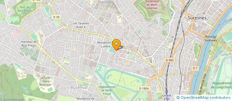 localisation de l'entreprise MONSIEUR SEBASTIEN DUSSON à SURESNES