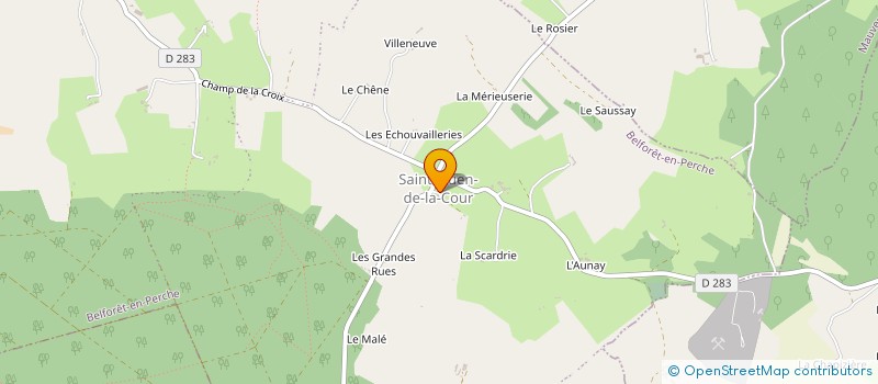 localisation de l'entreprise MONSIEUR SEBASTIEN DUTEIL à BELFORET-EN-PERCHE
