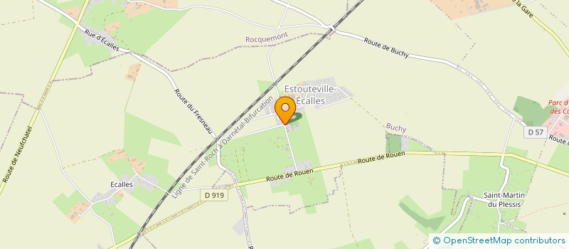 localisation de l'entreprise MONSIEUR SEBASTIEN DUVAL  BUCHY