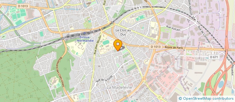 localisation de l'entreprise MONSIEUR SEBASTIEN DUVAL  EVREUX