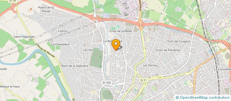 localisation de l'entreprise MONSIEUR SEBASTIEN DUVAL à BEZIERS