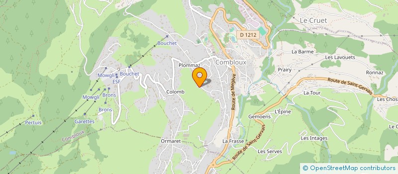 localisation de l'entreprise MONSIEUR SEBASTIEN DUVILLARD  COMBLOUX