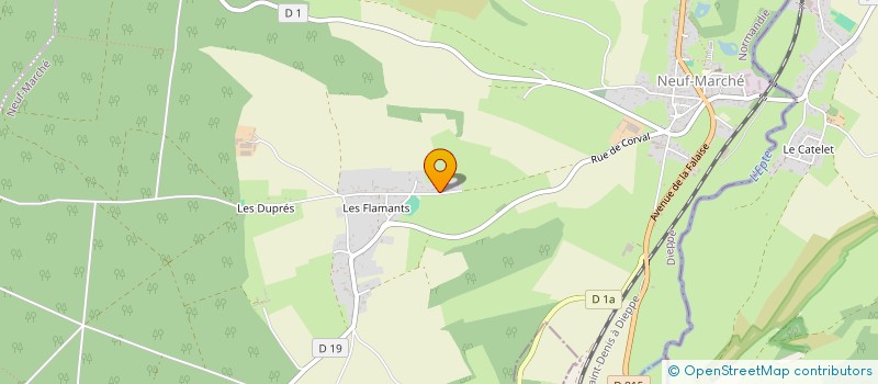 localisation de l'entreprise MONSIEUR SEBASTIEN DZIEWIC  NEUF-MARCHE