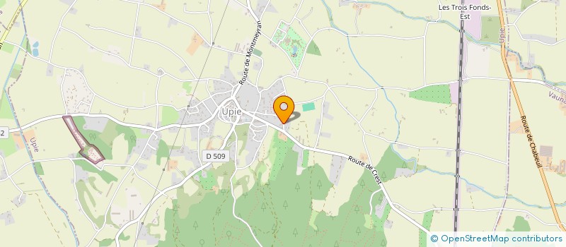 localisation de l'entreprise MONSIEUR SEBASTIEN ECHEVIN  UPIE