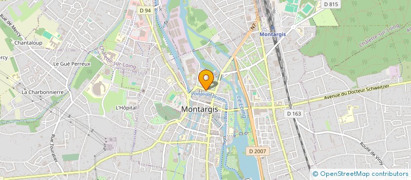 localisation de l'entreprise MONSIEUR SEBASTIEN EDIBE à MONTARGIS