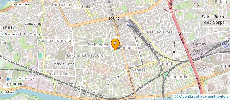 localisation de l'entreprise MONSIEUR SEBASTIEN EGAUX  TOURS