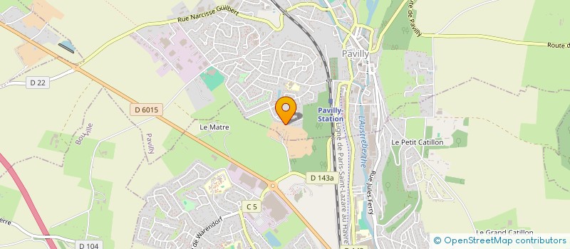 localisation de l'entreprise MONSIEUR SEBASTIEN ELIE  PAVILLY