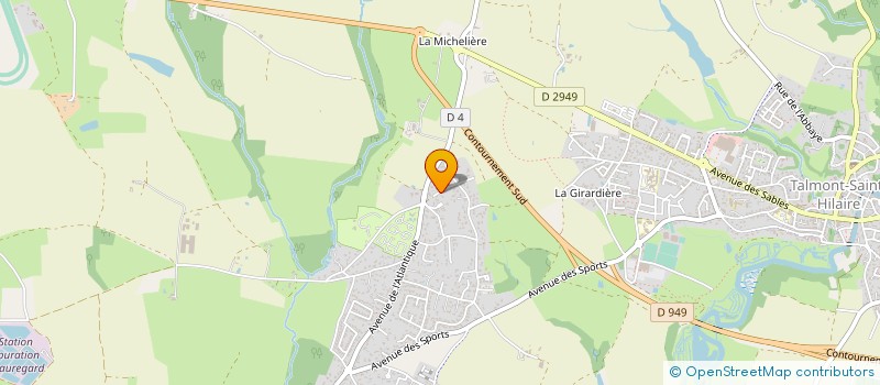 localisation de l'entreprise MONSIEUR SEBASTIEN ELIE MAURI RACINE  TALMONT-SAINT-HILAIRE