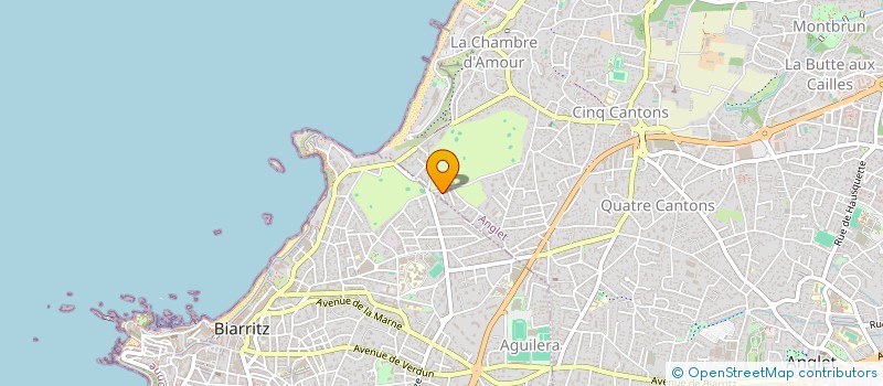 localisation de l'entreprise MONSIEUR SEBASTIEN ELISSALDE  ANGLET