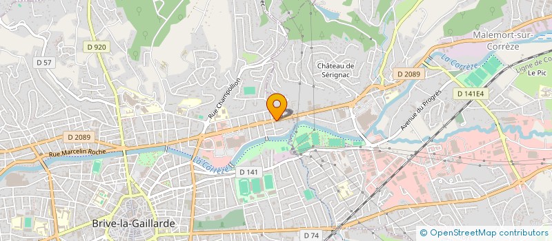 localisation de l'entreprise MONSIEUR SEBASTIEN ELOY à BRIVE-LA-GAILLARDE