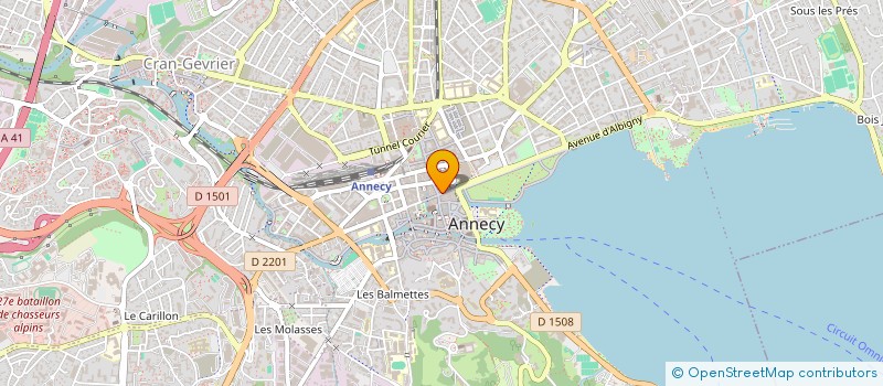localisation de l'entreprise MONSIEUR SEBASTIEN ENGEL à ANNECY