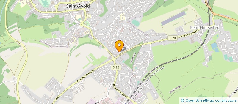 localisation de l'entreprise MONSIEUR SEBASTIEN ERCKER  SAINT-AVOLD