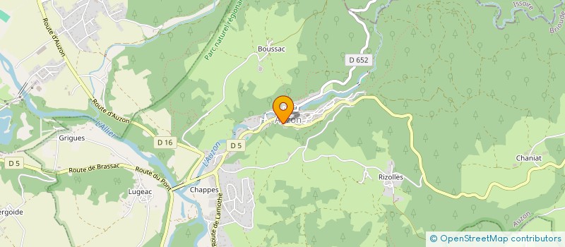 localisation de l'entreprise MONSIEUR SEBASTIEN ESBELIN  LA CROUZILLE